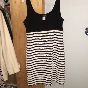 Black and white dress